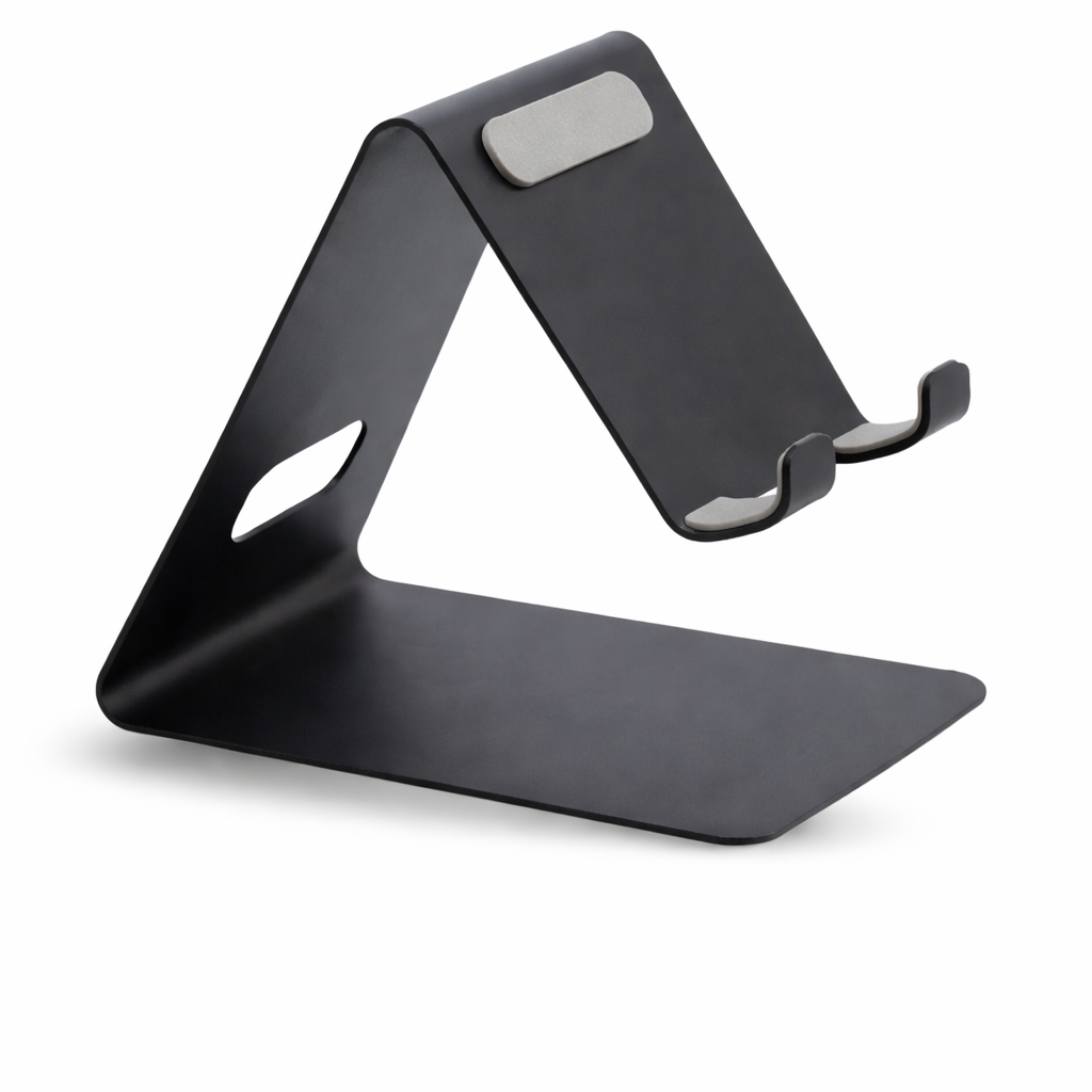 Metal Mobile Stand – Universal Desk Phone Holder (Black)