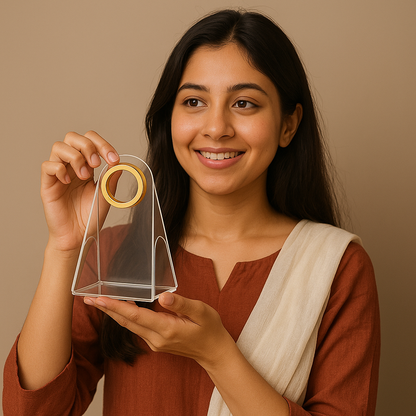 Mini Acrylic Luxe Bag – 4x3x2 Inch