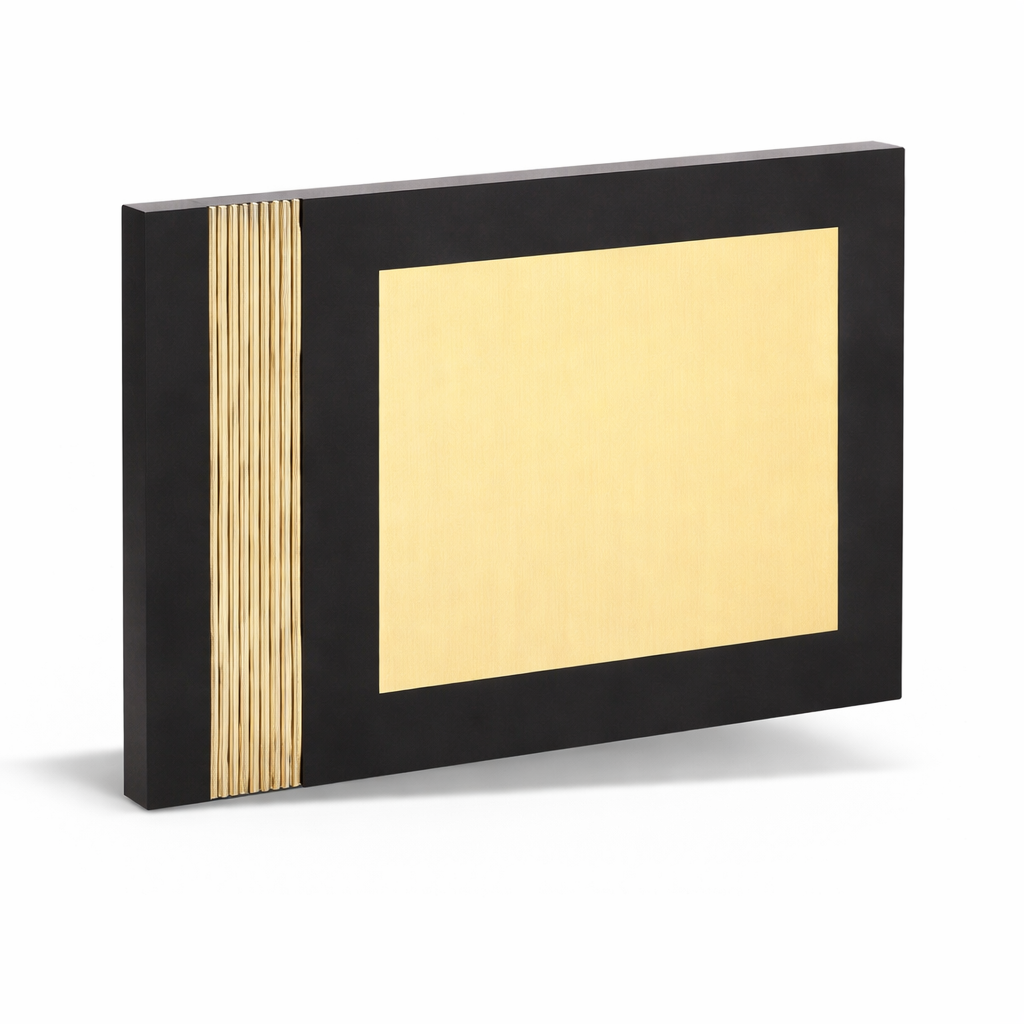 Premium Wooden Trophy with Gold Metal Plate – Corporate Award Plaque (8x10 Inch)