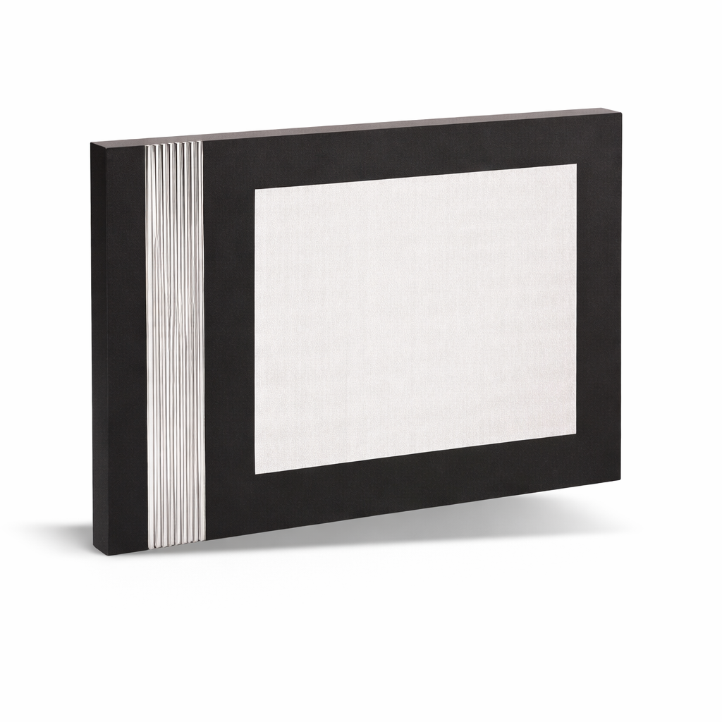 Premium Wooden Trophy with Silver Metal Plate – Corporate Award Plaque (8x10 Inch)