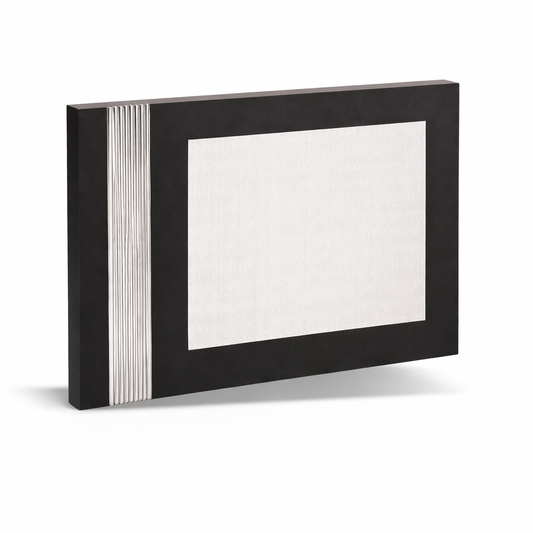 Premium Wooden Trophy with Silver Metal Plate – Corporate Award Plaque (8x10 Inch)