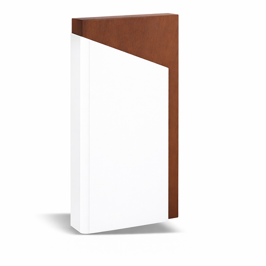 Premium Wooden Angled Panel Trophy – Modern Corporate Award (9.5 x 5 Inch)