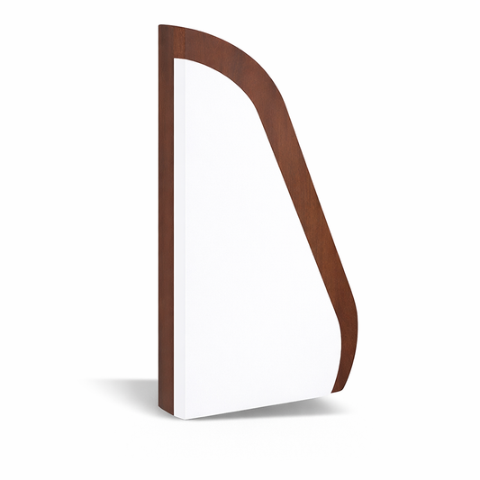 Premium Wooden Curve Frame Trophy – Designer Corporate Award (11 x 6 Inch)
