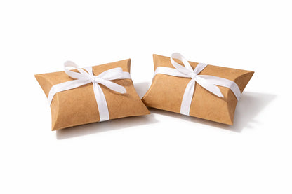 Brown Decorative Folding Paper pillow Gift Boxes For Gifting, Chocolates, Dryfruits Items