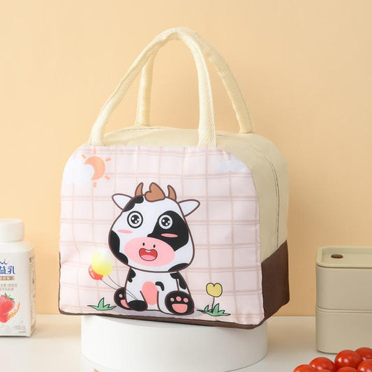 Cute Cartoon Insulated Lunch Bag for Kids – Thermal Tiffin Carry Bag