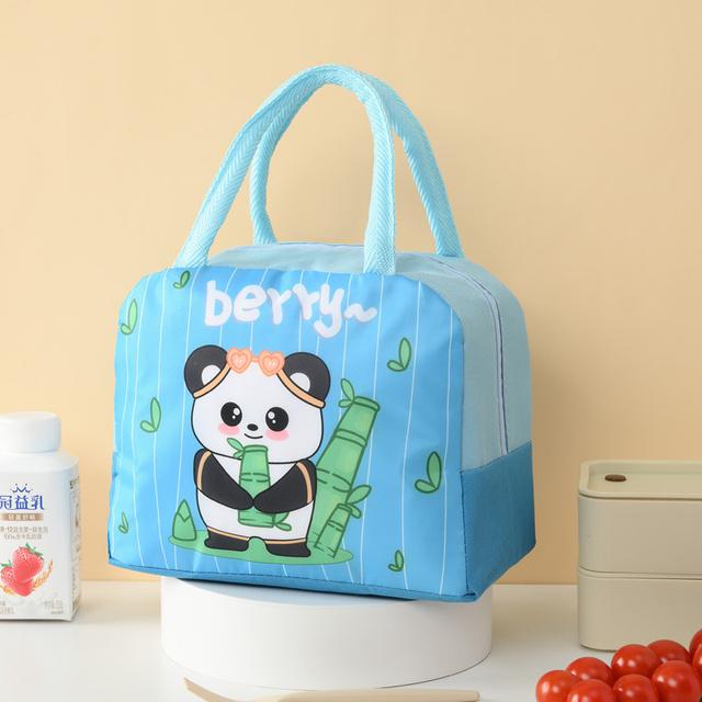 Cute Cartoon Insulated Lunch Bag for Kids – Thermal Tiffin Carry Bag