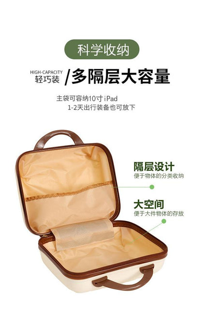 Cute Mini Travel Vanity Case for Kids & Teens – Hard Shell Makeup & Organizer Bag