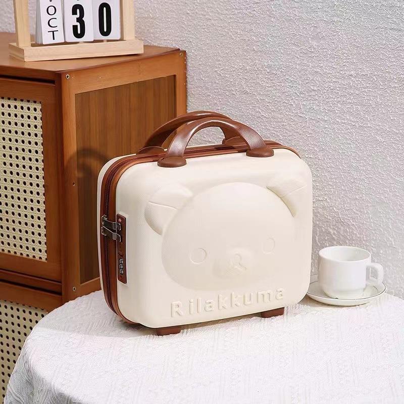 Premium Bear Mini Travel Vanity Case – Hard Shell Cute Organizer for Kids & Teens
