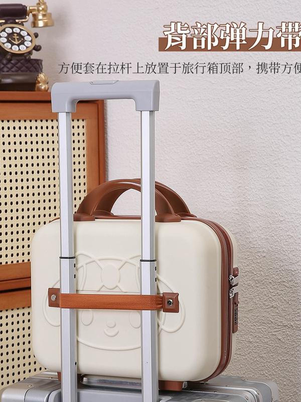 Premium Bow Mini Travel Vanity Case for Kids – Hard Shell Cute Makeup & Storage Organizer