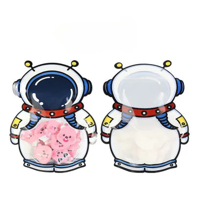 Astronaut Animal Design Ziplock Pouches For Gifting
