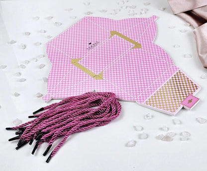 Purse shape Gift Boxes with handle Gift Paper Boxes (Pink)