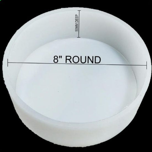 Round Shape Wedding Mould 8 Inch 50mm Depth Silicon Mould