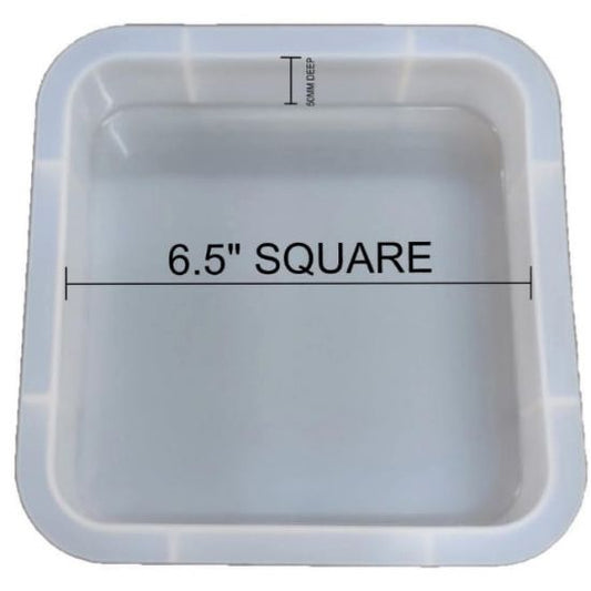 Square Shape Wedding Mould 17 cm 50mm Depth Silicon Mould